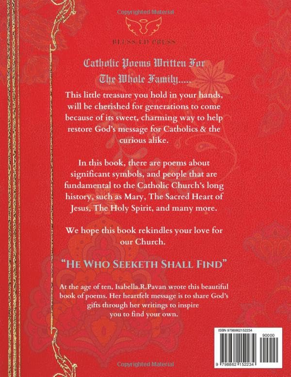 CATHOLIC POEMS: Virtues For Every Young Soul