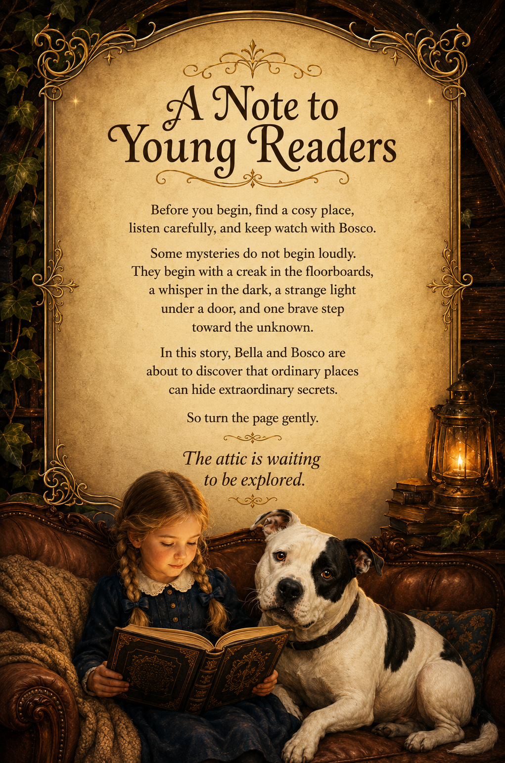 Bella and Bosco: The Mystery of the Attic, Book One by Susan Pavan, M.A.Journ. (Paperback)