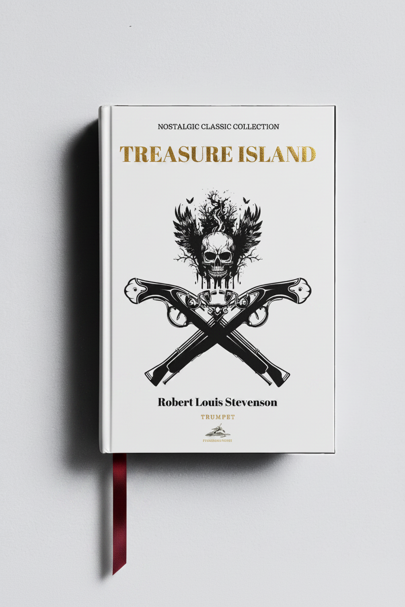 Treasure Island Bespoke Edition - Gold Foil on White