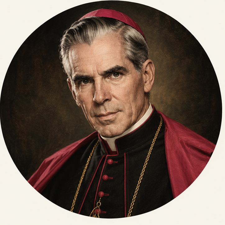 Archbishop Fulton J. Sheen portrait