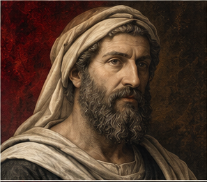 Plutarch historical author portrait in Trumpet house style