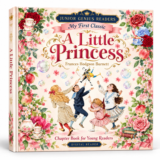 A Little Princess by Frances Hodgson Burnett: Chapter Book for Young Readers (Digital Junior Genius Reader)