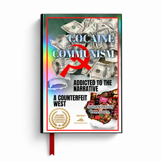 Cocaine Communism: Addicted to the Narrative (Hologram Foil Bespoke Edition) on white background