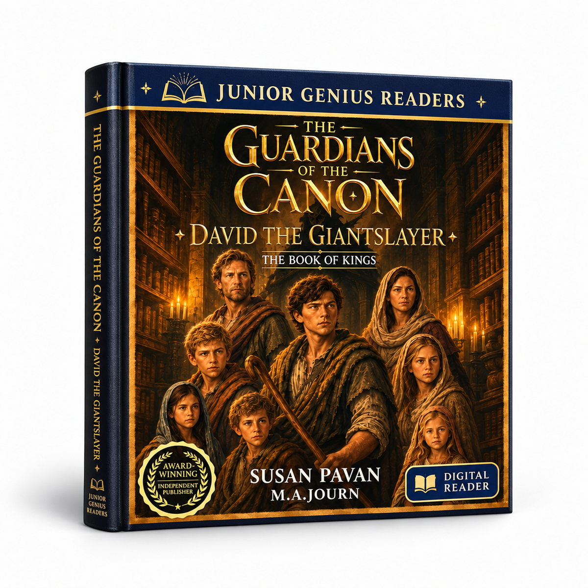 Guardians of the Canon: David the Giant Slayer, Vol. 1 by Susan Pavan, M.A.Journ. (Digital Junior Genius Reader)