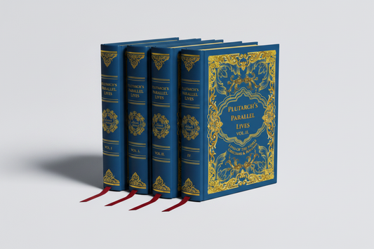 Plutarch's Parallel Lives: Bespoke Four-Volume Collector's Set
