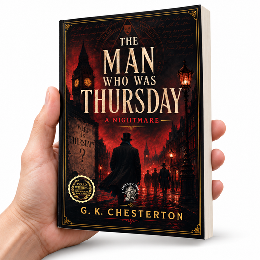 The Man Who Was Thursday: A Nightmare by G.K. Chesterton (Paperback) on white background
