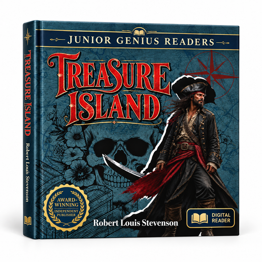 Treasure Island: Junior Classics by Robert Louis Stevenson (Digital Junior Genius Reader)